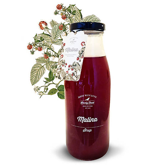 Bylinky - Malinový sirup - 10153806_