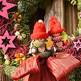 Dekorácie - Vianočný venček zo živej jedličky - 10162560_