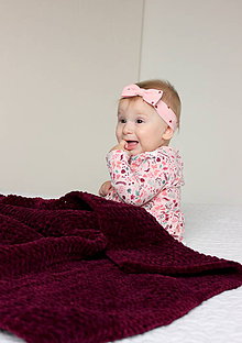 Úžitkový textil - Deka pre bábätko - 10162486_