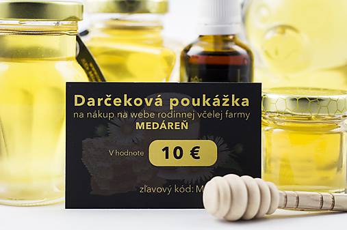 Darčekové poukážky - Darčekový poukaz 10 € - 10168430_