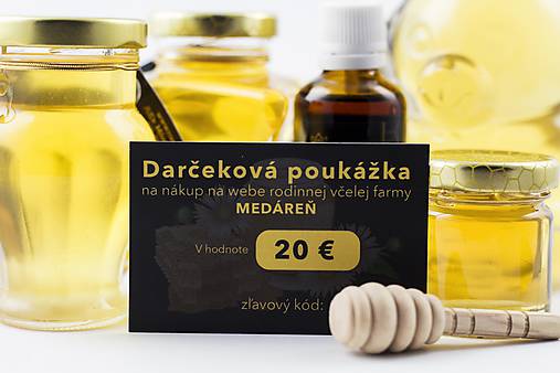 Darčekové poukážky - Darčekový poukaz 20 € - 10168458_