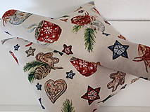 Úžitkový textil - Gobelínová sada (Vianočné zvončeky) - 10173610_