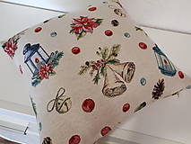 Úžitkový textil - Gobelínová sada (Vianočné zvončeky) - 10173674_