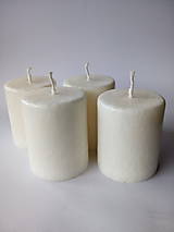 Sviečky - adventné sviečky 6 cm - 10177863_