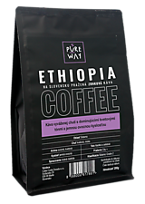Potraviny - Zrnková Ethiopia káva Pure Way, 200 g - 10179929_