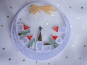 Dekorácie - Vianočná dekorácia - "Pokoj domova" - 10179400_