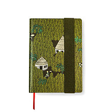 Papiernictvo - Zápisník A6 Amazonskí farmári (Zápisník A6 Amazonskí farmári (s olivovou gumičkou)) - 10185341_