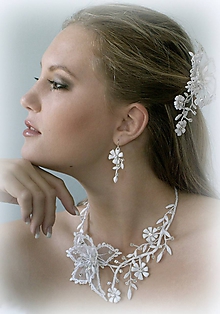 Sady šperkov - Svatební souprava Rosa - 10188662_