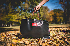 Veľké tašky - Úsmev ako dar - DORKA bag (Elegantná čierna) - 10202008_