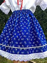 Detské oblečenie - Dievčenská folklórna suknička - 10201885_