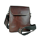 Pánske tašky - Luxusná kožená etuja z hovädzej kože, hnedá farba - 10205107_