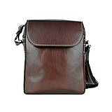 Pánske tašky - Luxusná kožená etuja z hovädzej kože, hnedá farba - 10205108_