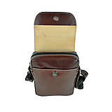 Pánske tašky - Luxusná kožená etuja z hovädzej kože, hnedá farba - 10205109_