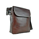 Pánske tašky - Luxusná kožená etuja z hovädzej kože, hnedá farba - 10205110_