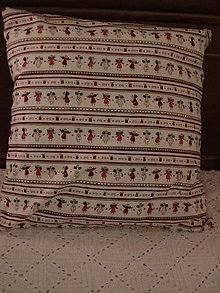 Úžitkový textil - Vianočný vankúš anjeliky - 10206251_