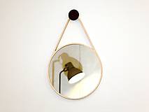 Zrkadlá - Marc Drop Mirror - drevené nástenné zrkadlo (Béžová) - 10212131_