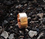 Prstene - Obrúčka zlatá červená - 10214449_