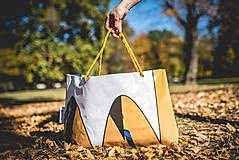 Veľké tašky - Nadácia DeDo - DORKA bag (Maľovaný abstrakt) - 10212431_