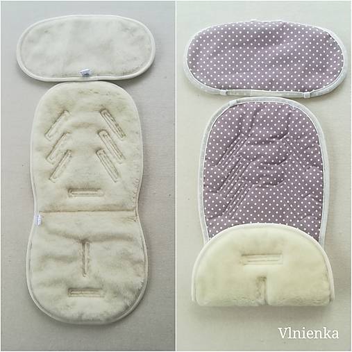 Detský textil - Podložka do autosedačky 9 - 36 kg 100% Merino proti poteniu a prechladnutiu CYBEX PALLAS S-FIX a ROMER - 10212605_