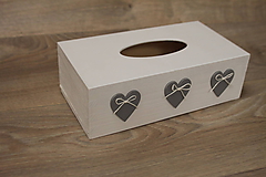 HM - Krabička na papierové vreckovky - podstava obdĺžnik