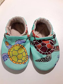 Detské topánky - capačky korytnačky - 10219095_