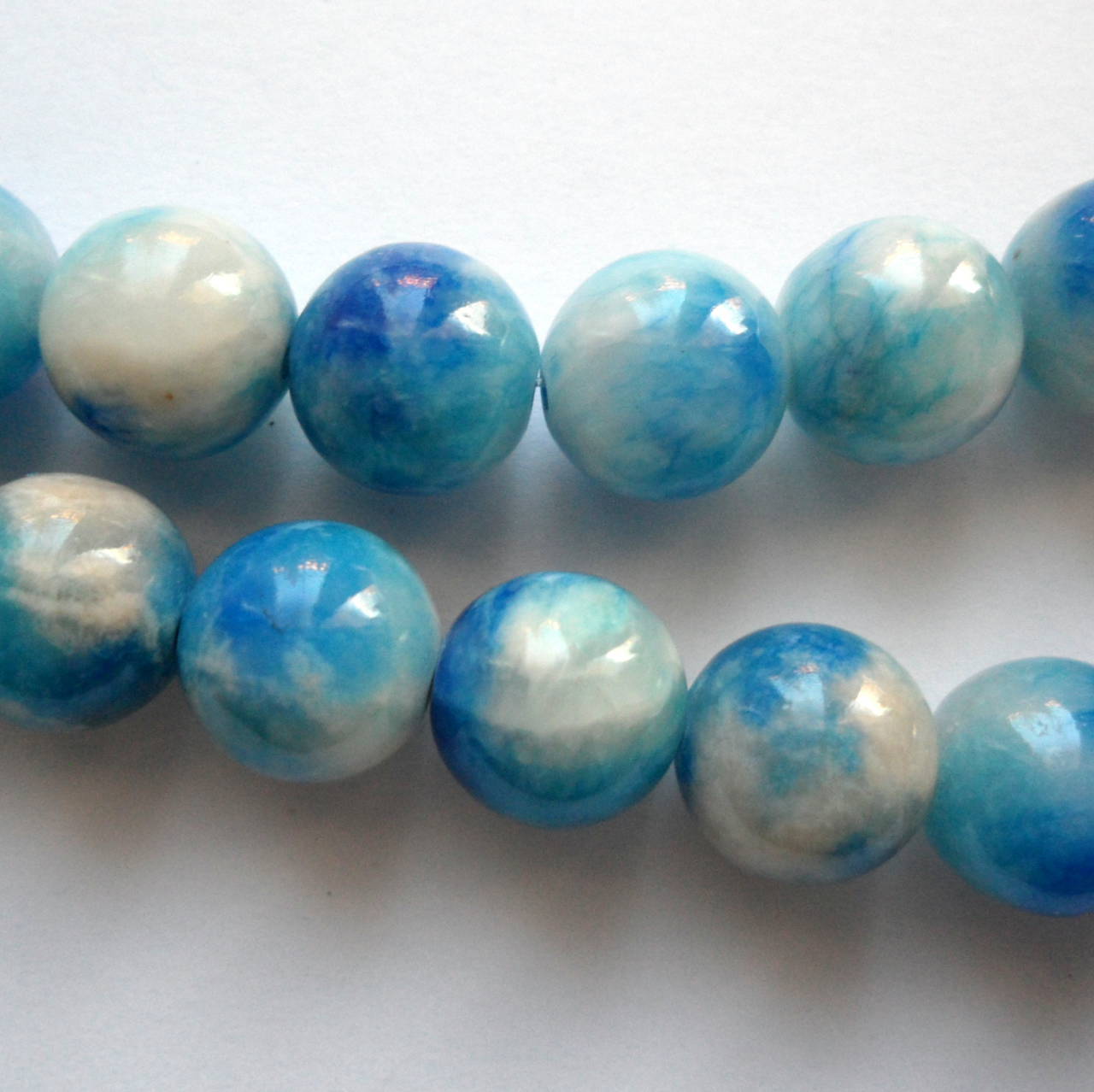 Perský jadeit-1ks (12mm-modrá)