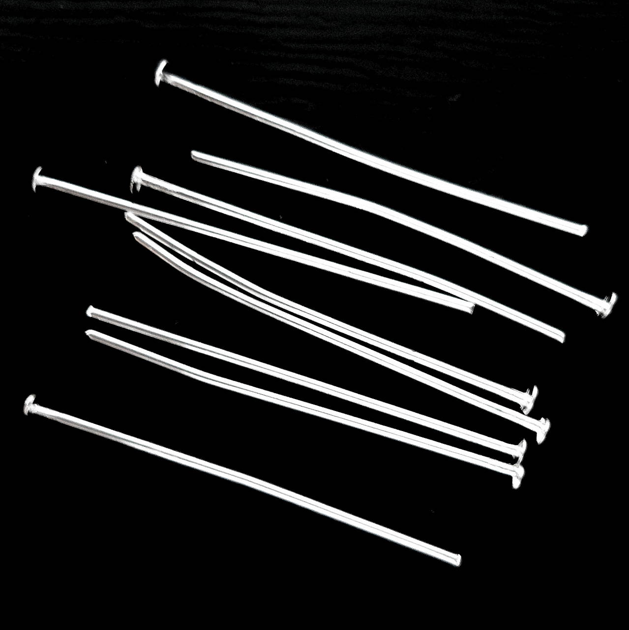 Ketlovací nit-strieborný (30mm-30ks)