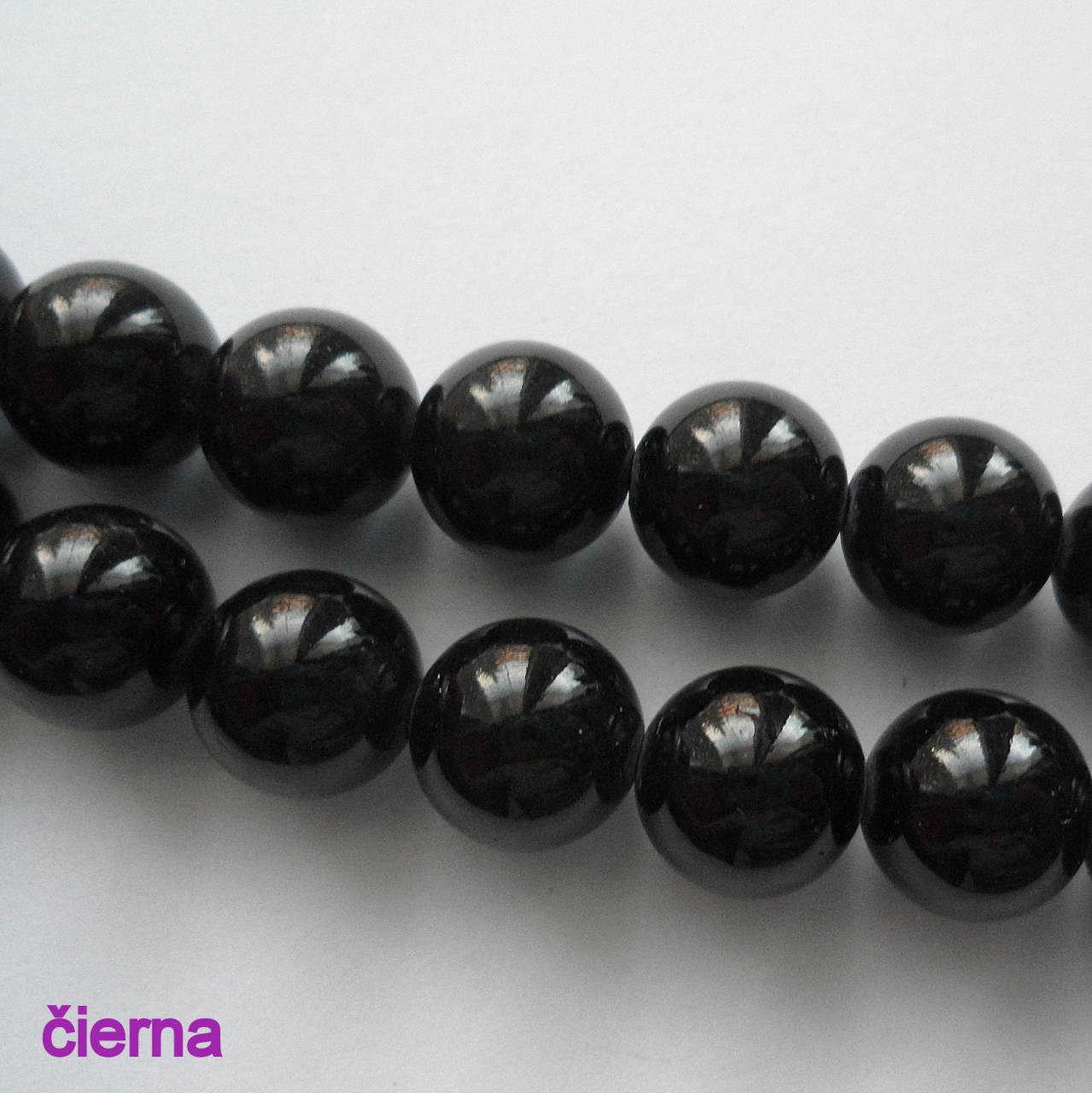 MARBLE kameň-10mm-1ks (čierna)