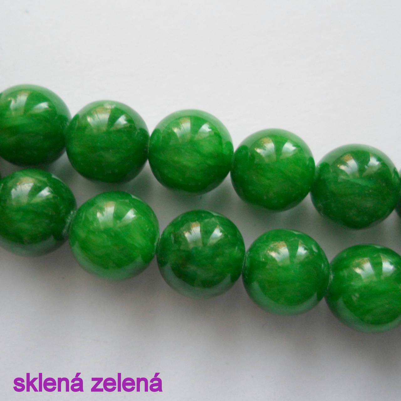 MARBLE kameň 10mm-sklený-1ks