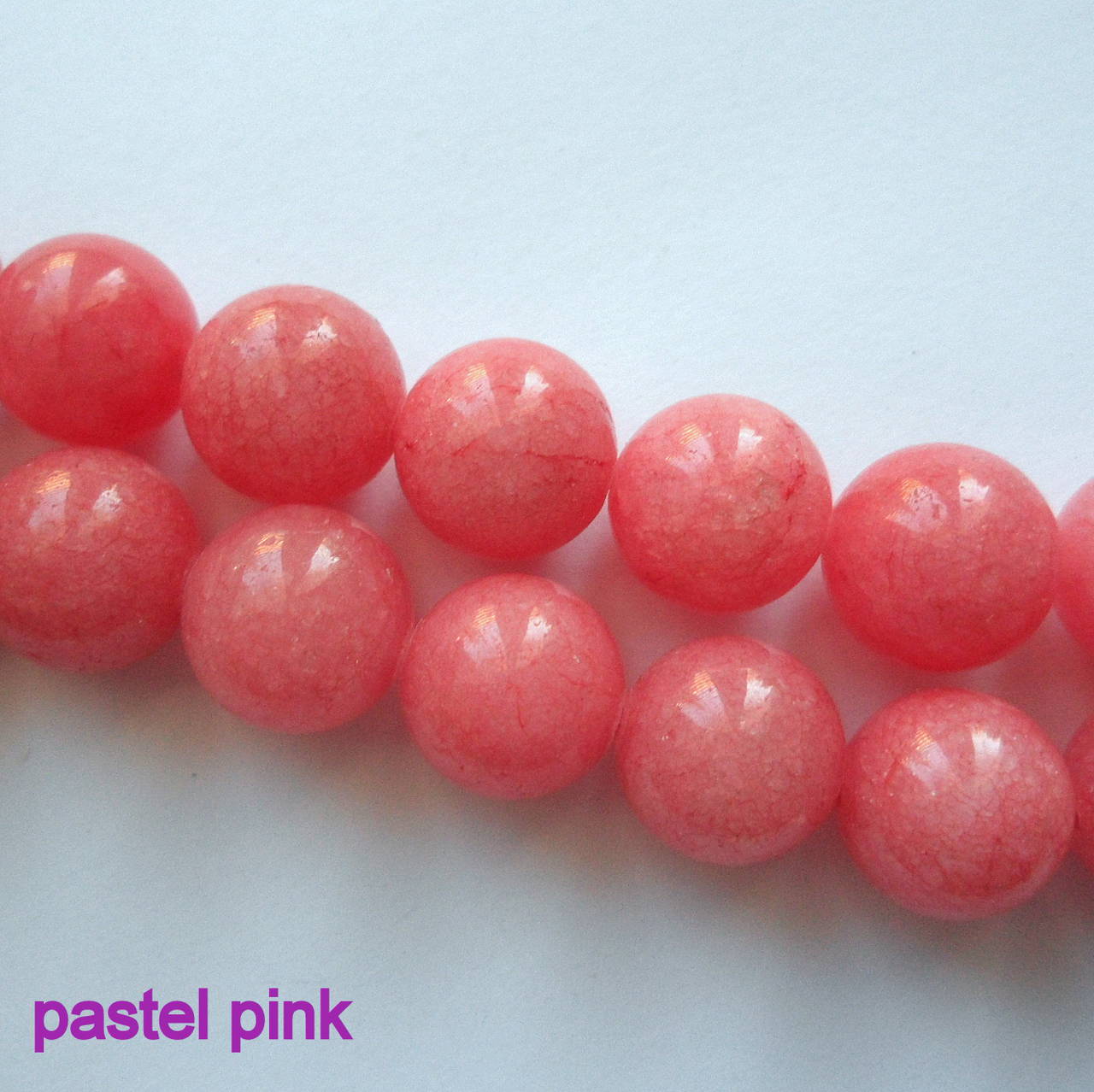 Jadeit 12mm-1ks (pastel pink)