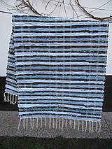 Úžitkový textil - tkaný koberec cca 70x150 cm prúžkový - 10227246_
