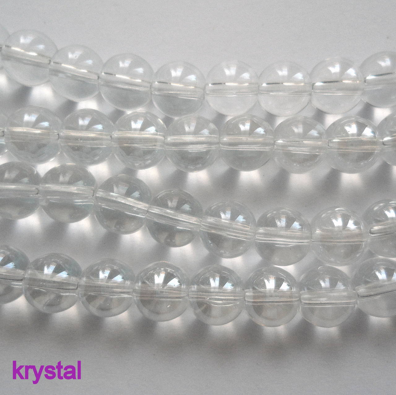 CrystaLine Beads™-8mm-1ks (krystal)