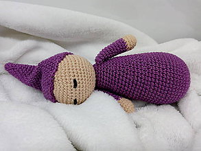 Hračky - Spiaca bábika s levanduľou - 10232876_