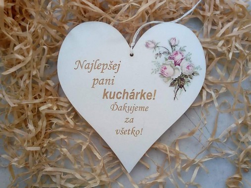 Tabuľky - Tabuľka pre pani kuchárku - 10235927_