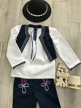 Detské oblečenie - Ľudový chlapčenský kroj Janko s vestičkou  (104) - 10235229_