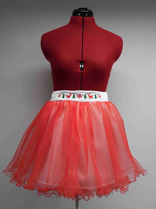 027 - Dievčenská tylová sukňa 140