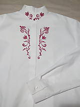Pánske oblečenie - Pánska košeľa ručne maľovaná - 10240561_