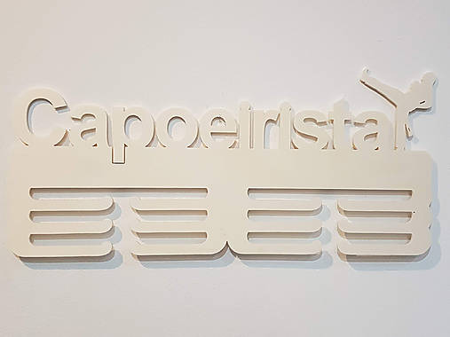 Vešiak na medaily s menom 45cm CAPOEIRA