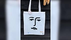 Nákupné tašky - ♥ Plátená, ručne maľovaná taška ♥ - 10246747_