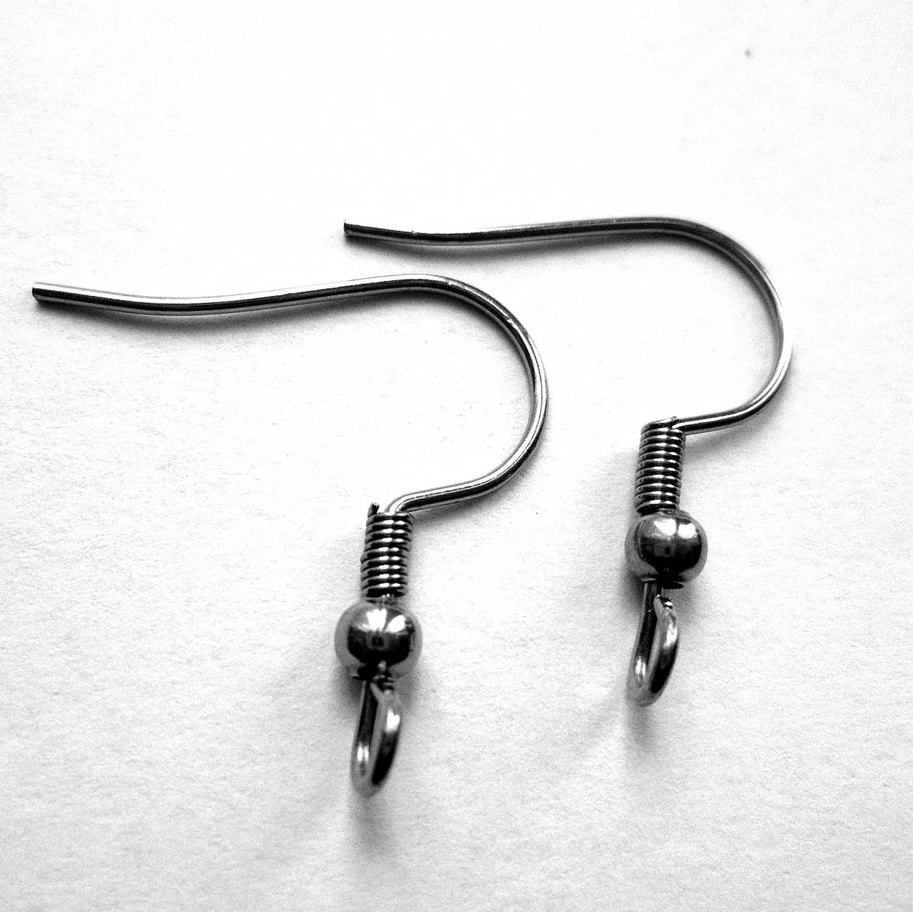 CHO-Náušnicový háčik-1pár (21mm-kolmé očko)