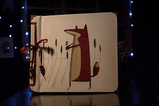 Papiernictvo - Fotoalbum klasický, polyetylénový obal s potlačou ,,Líšiačik,, - 10248358_