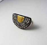 Prstene - Tana šperky - keramika/zlato - 10256888_