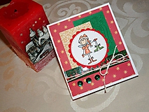 Papiernictvo - Vianočná pohľadnica - 10260478_