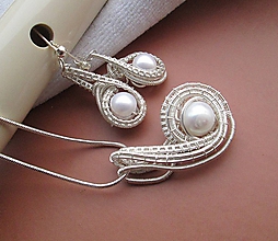 Sady šperkov - perla v objatí - 10262004_