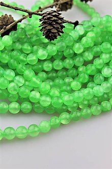 Minerály - jadeit smaragd korálky 10mm - 10264495_