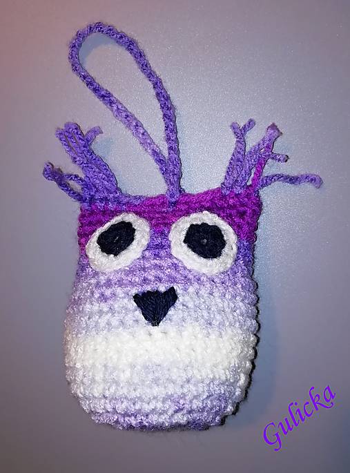 Dekorácie - Háčkovaná sovička - 10265557_