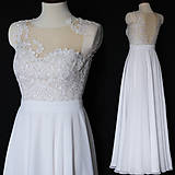 Šaty - Svadobné šaty s kruhovou sukňou - 10266183_