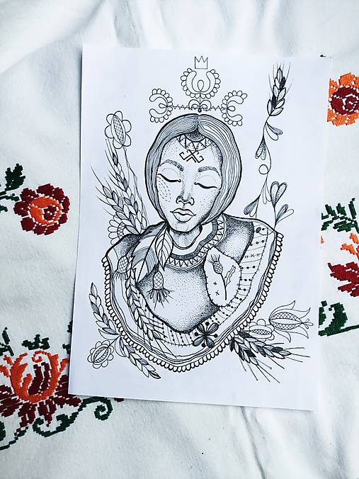 Grafika - Print Johana Pohana-obrázok z originálu mojej autorskej kresby - 10265566_