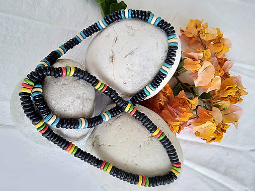 Náhrdelníky - Indianský náhrdelník - 10268538_