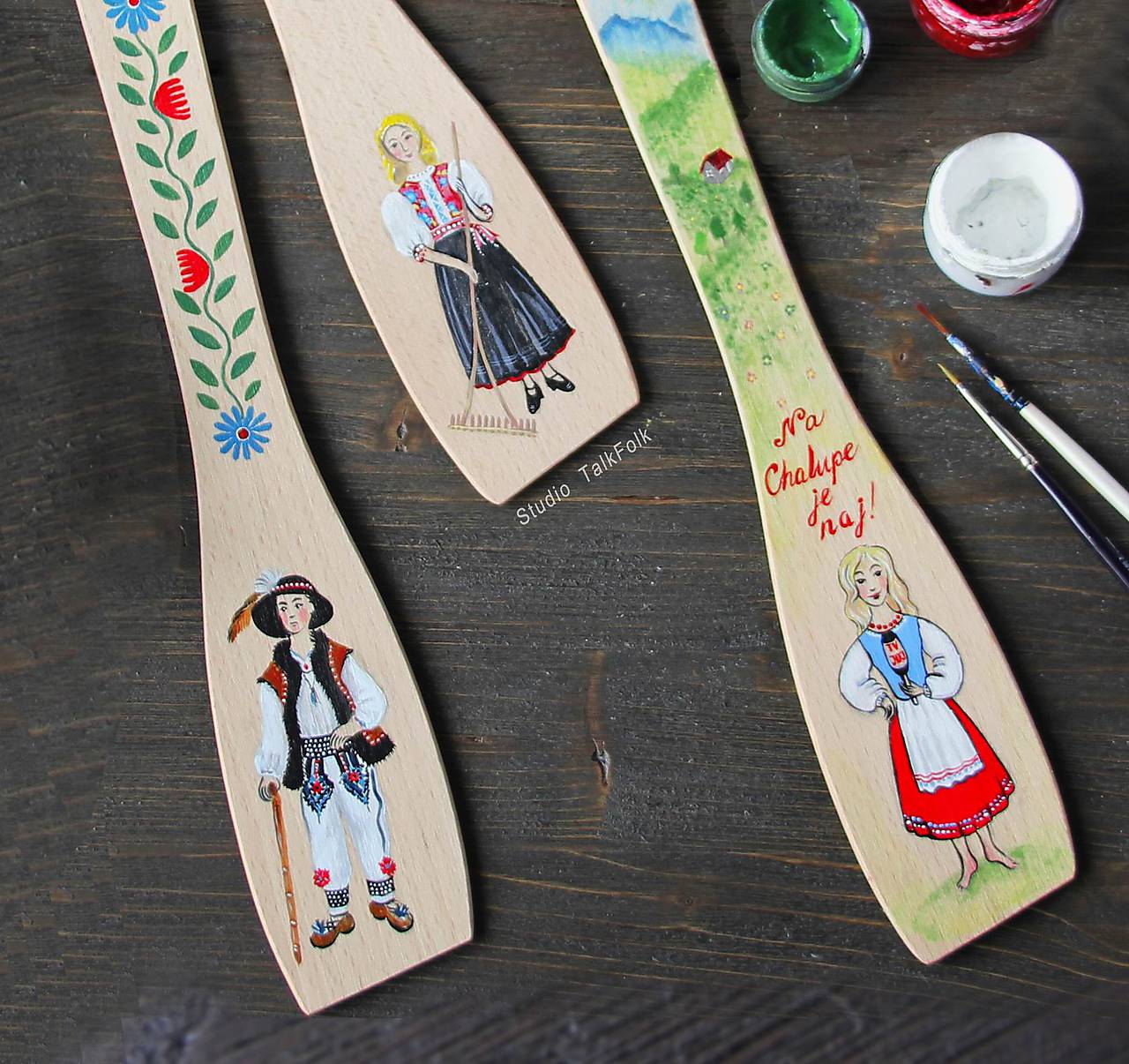 Maľované varešky s postavičkou - na želanie (na Vaše zelanie)